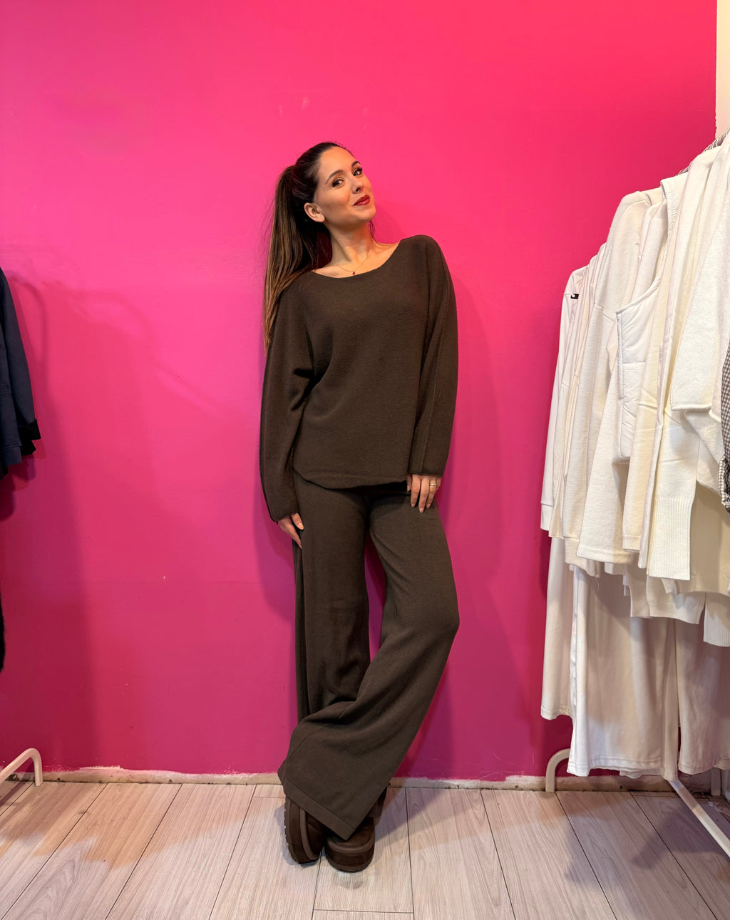 Tuta Completo Soft in Maglia 2 pezzi