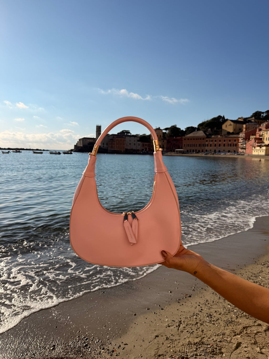 Borsa Marta Luna con manico regolabile che diventa bracciale