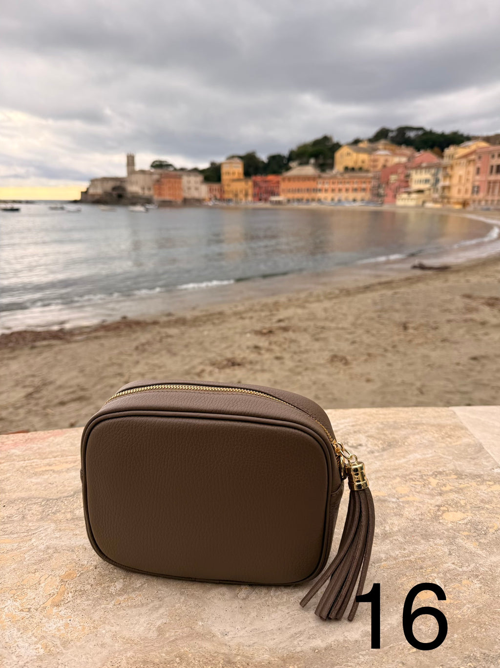 Borsa “MONDO” IN VERA PELLE CON Nappina  E TRACOLLA