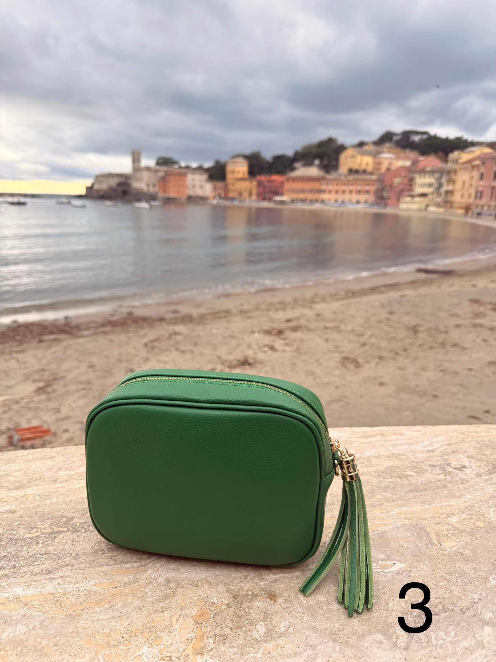 Borsa “MONDO” IN VERA PELLE CON Nappina  E TRACOLLA