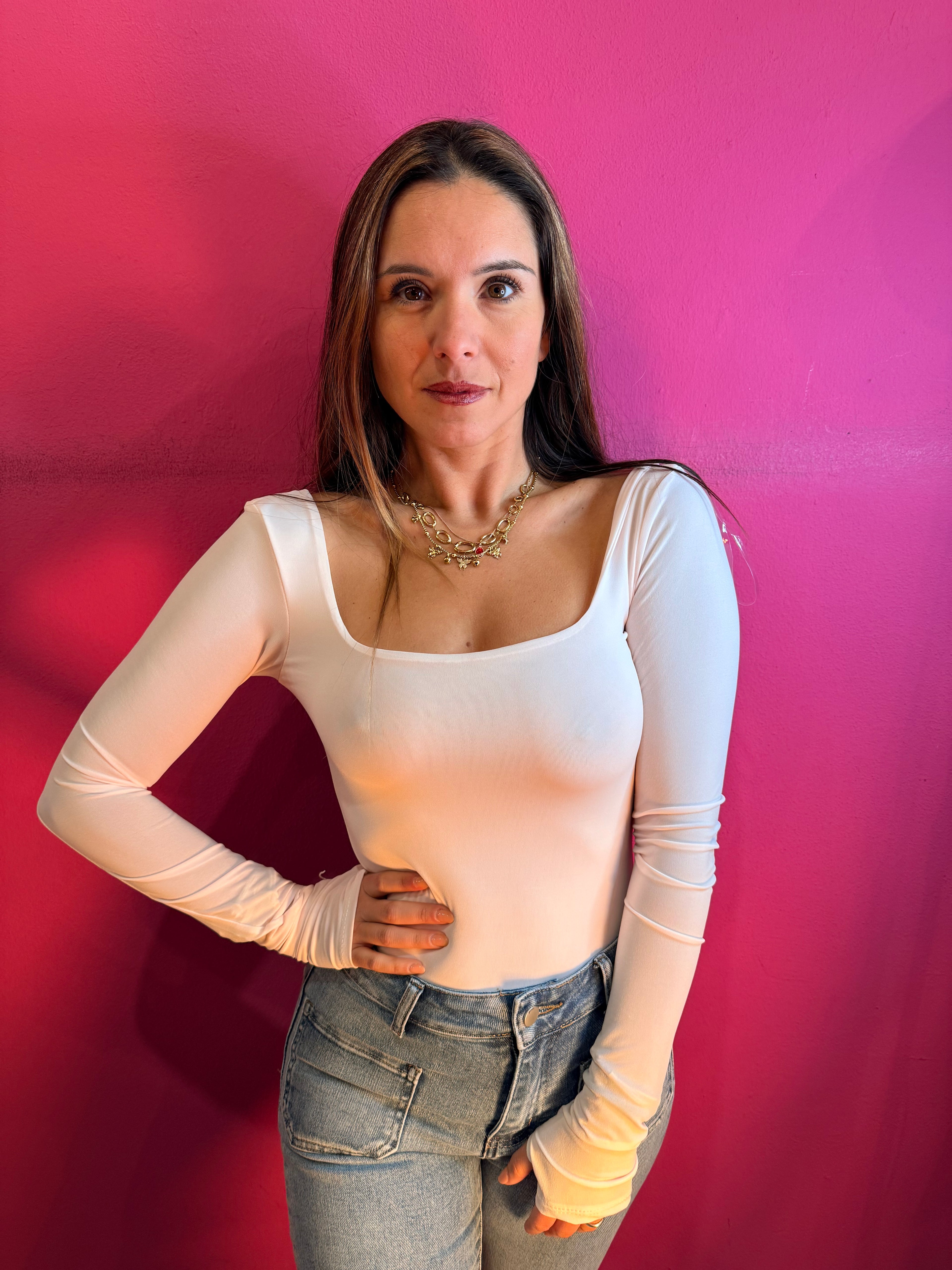 Body in Tulle “ Fede”taglia unica elasticizzato