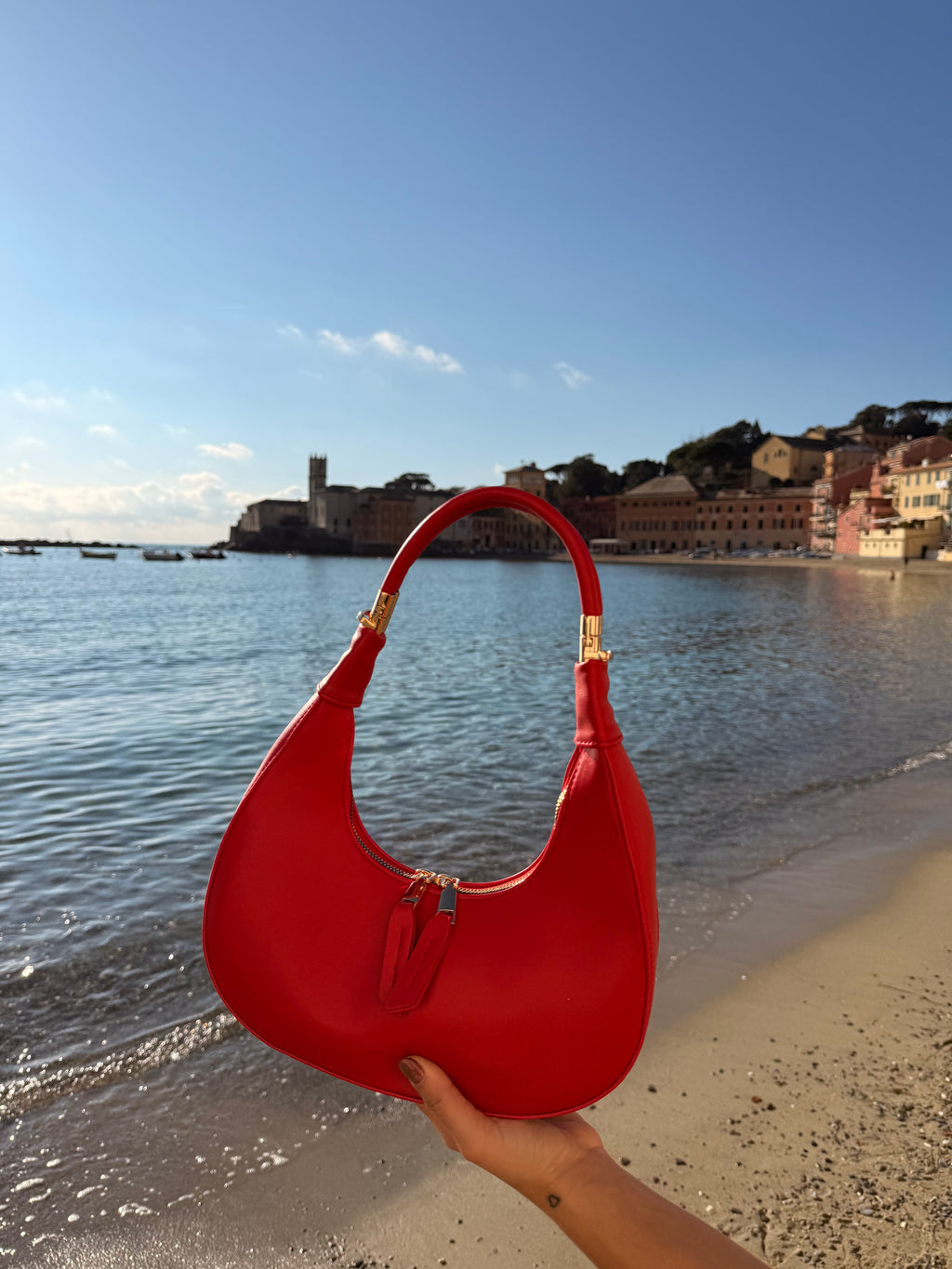 Borsa Marta Luna con manico regolabile che diventa bracciale