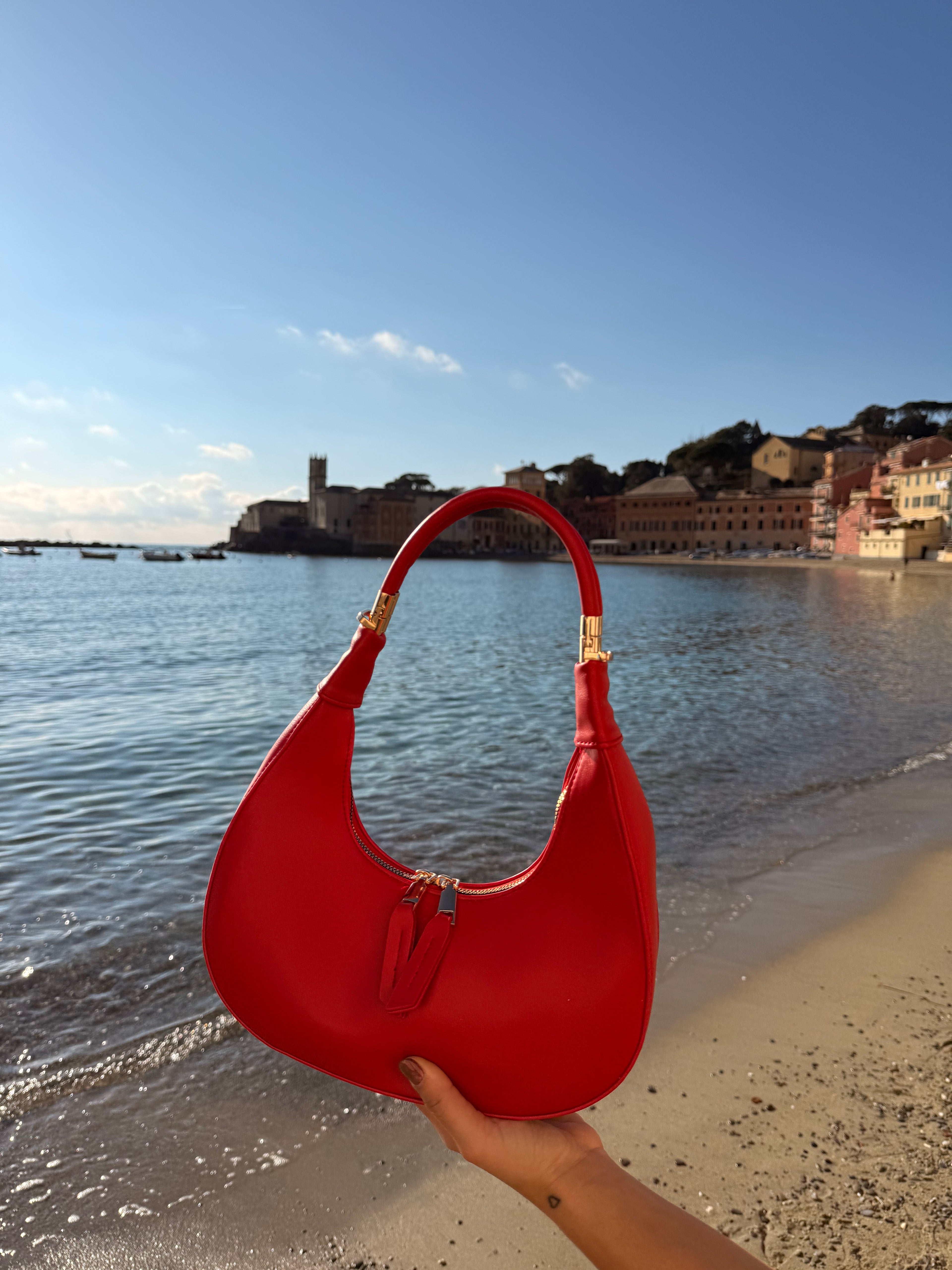 Borsa Marta Luna con manico regolabile che diventa bracciale