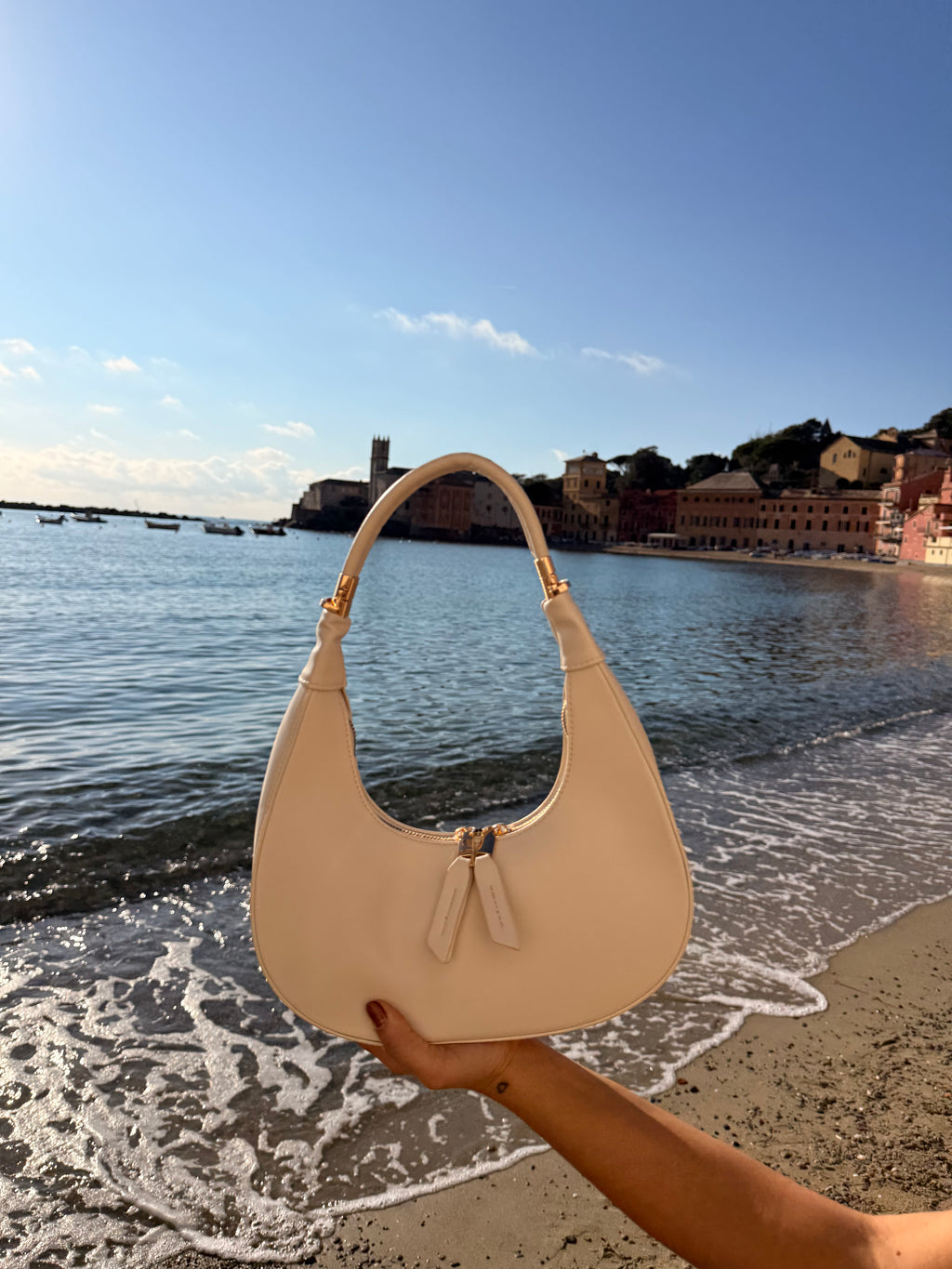 Borsa Marta Luna con manico regolabile che diventa bracciale