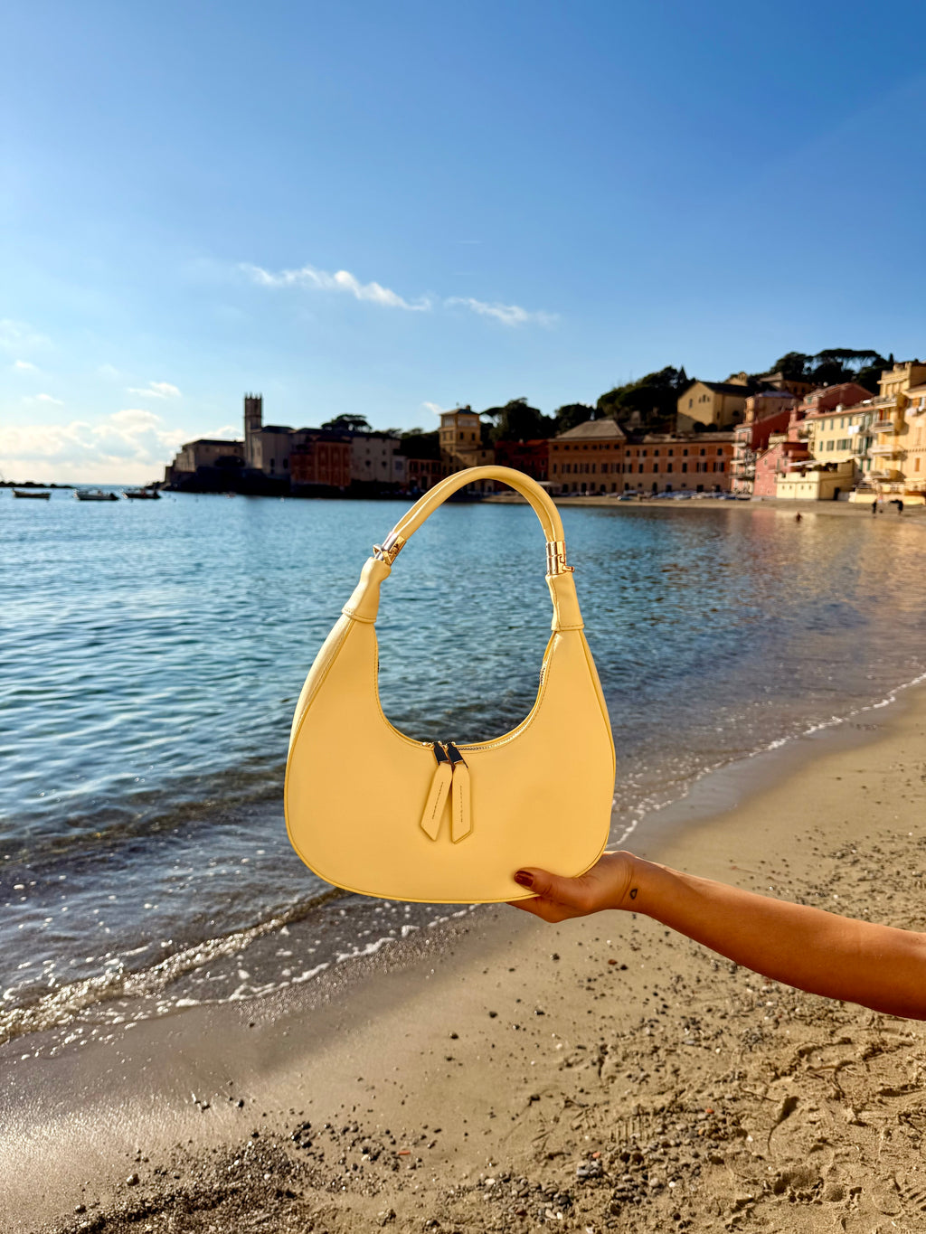 Borsa Marta Luna con manico regolabile che diventa bracciale