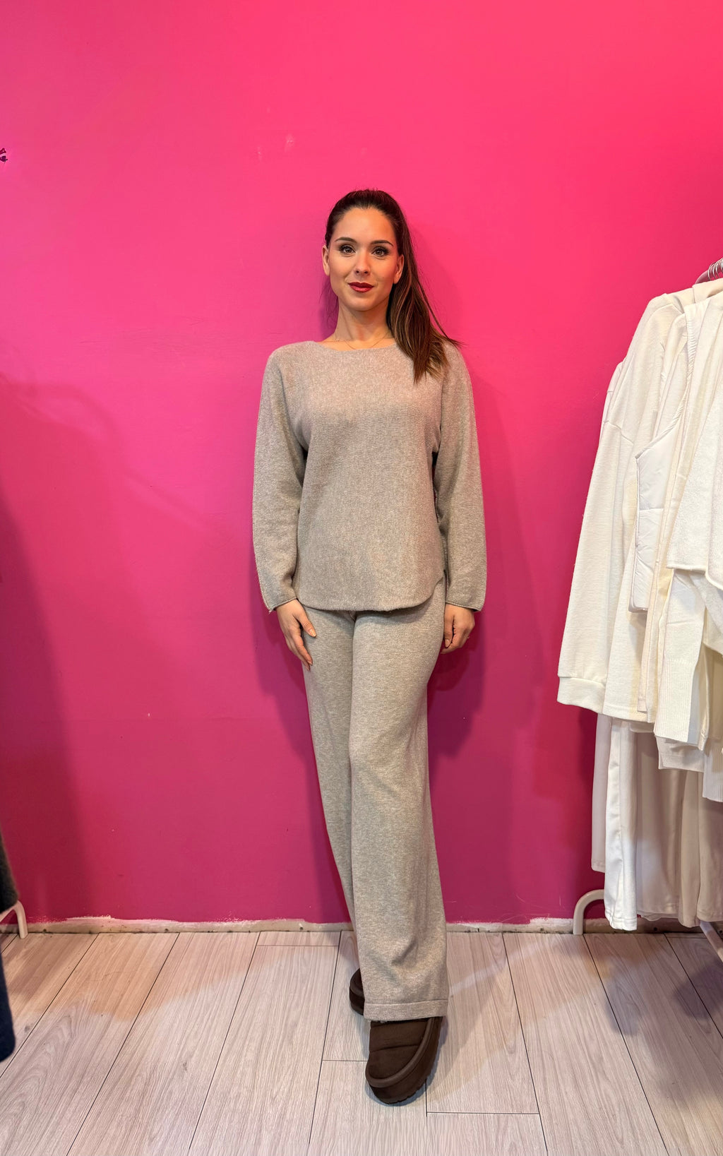 Tuta Completo Soft in Maglia 2 pezzi