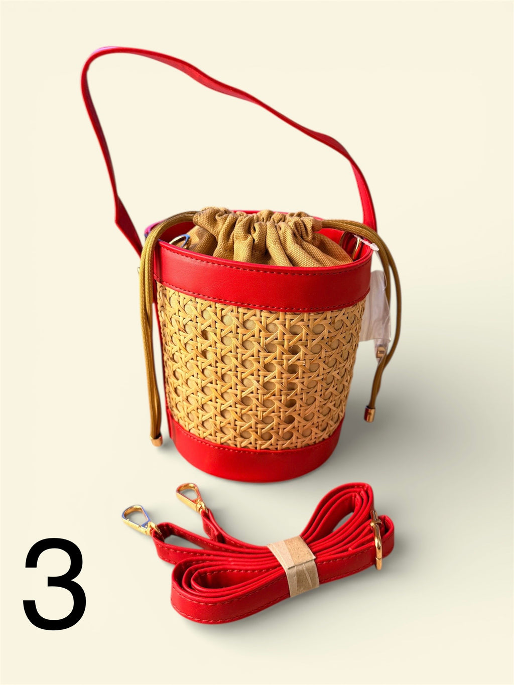 Borsa Secchiello Riviera Intrecciata con Tracolla