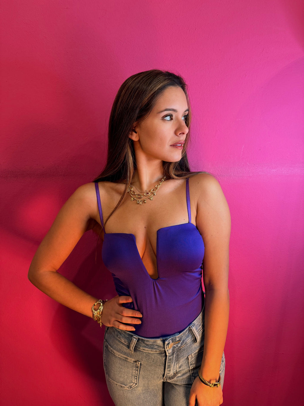 Body Emanuela elasticizzato Taglia Unica