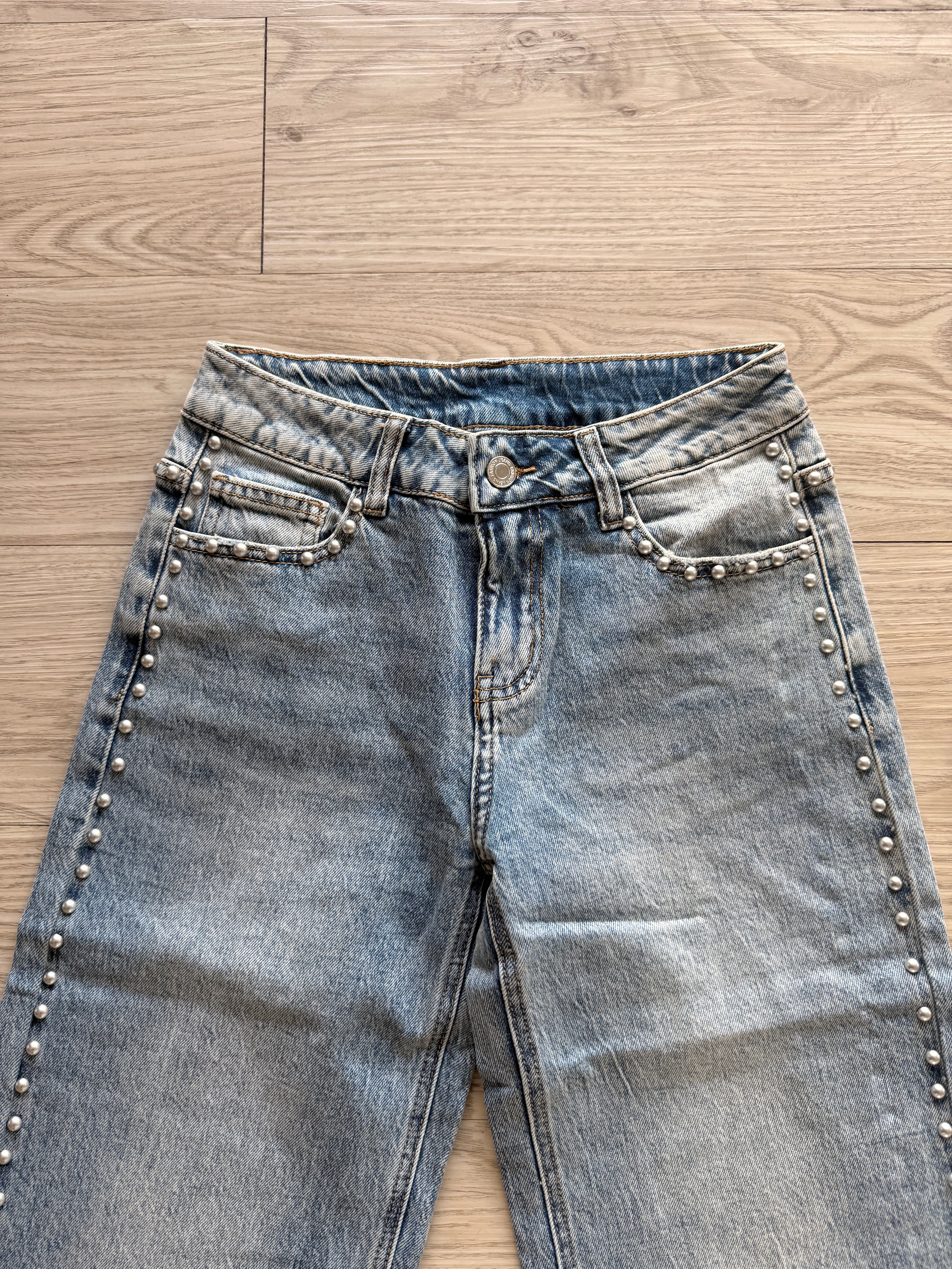 Jeans Borchia elasticizzato