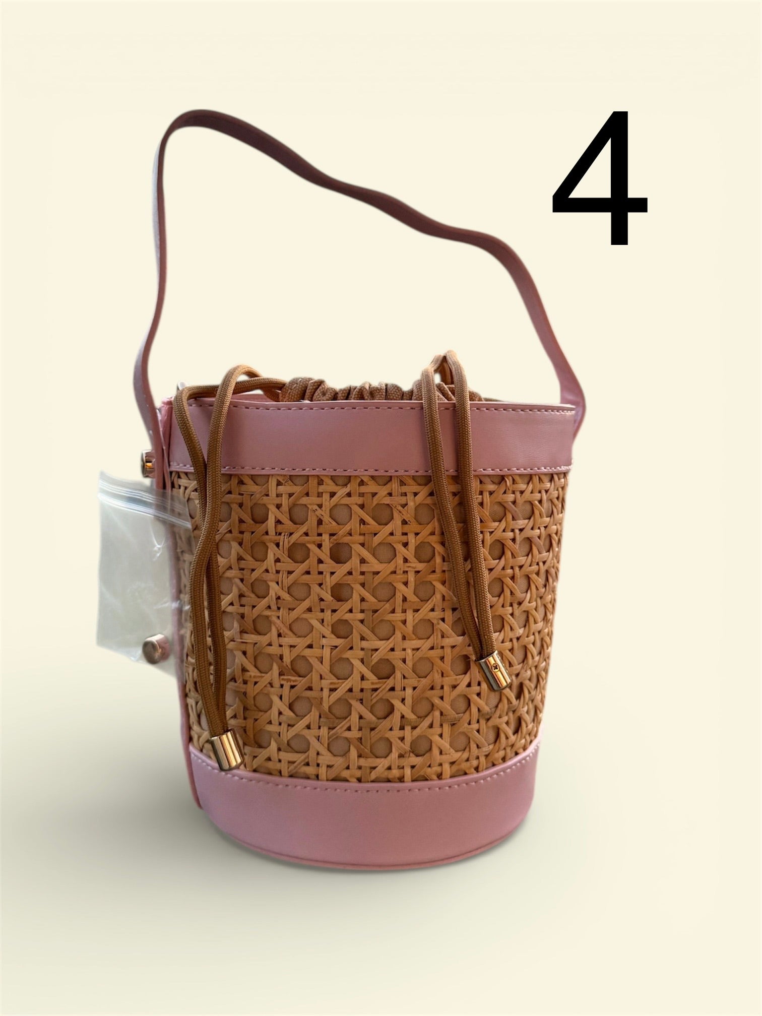 Borsa Secchiello Riviera Intrecciata con Tracolla