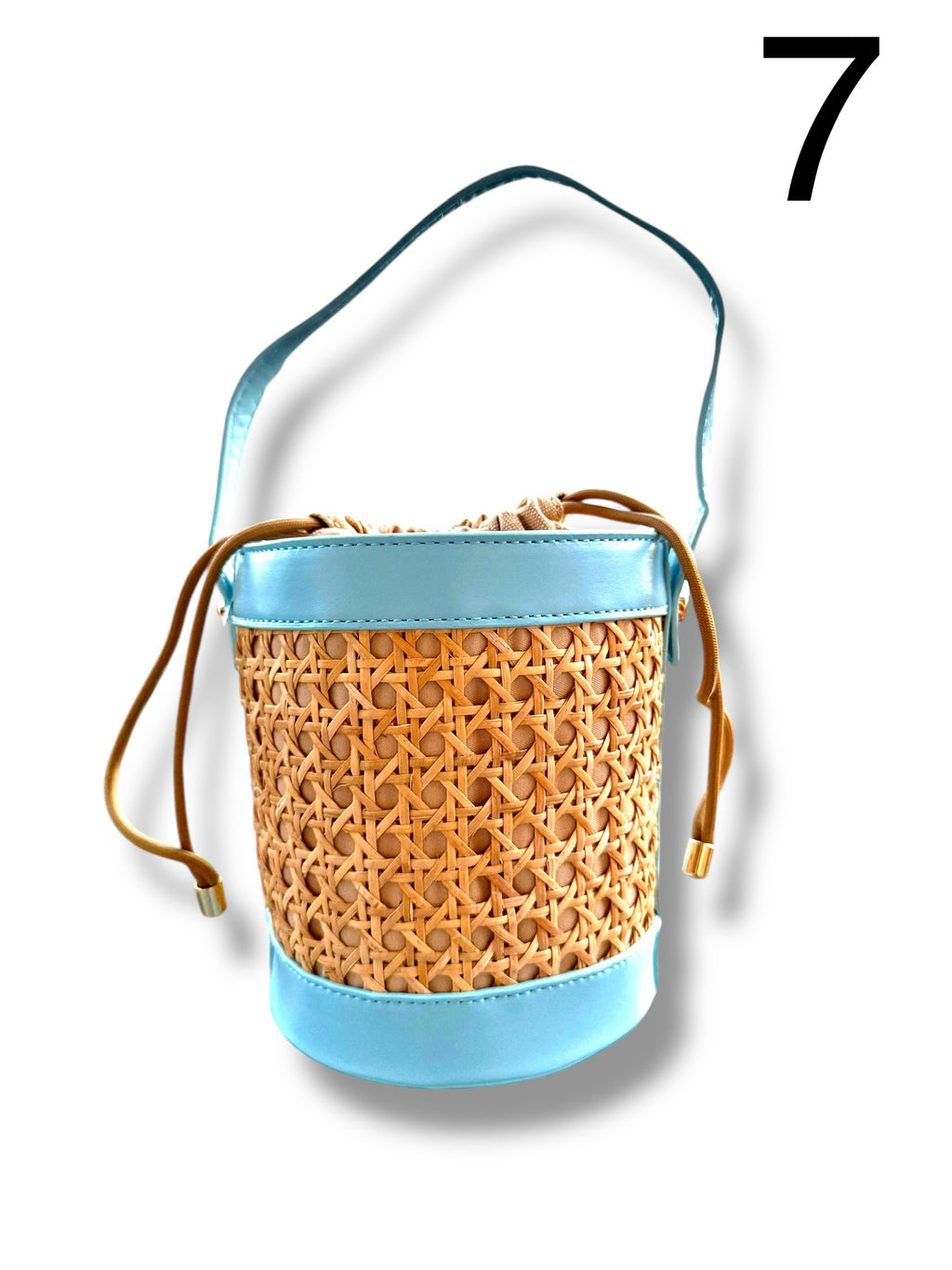 Borsa Secchiello Riviera Intrecciata con Tracolla