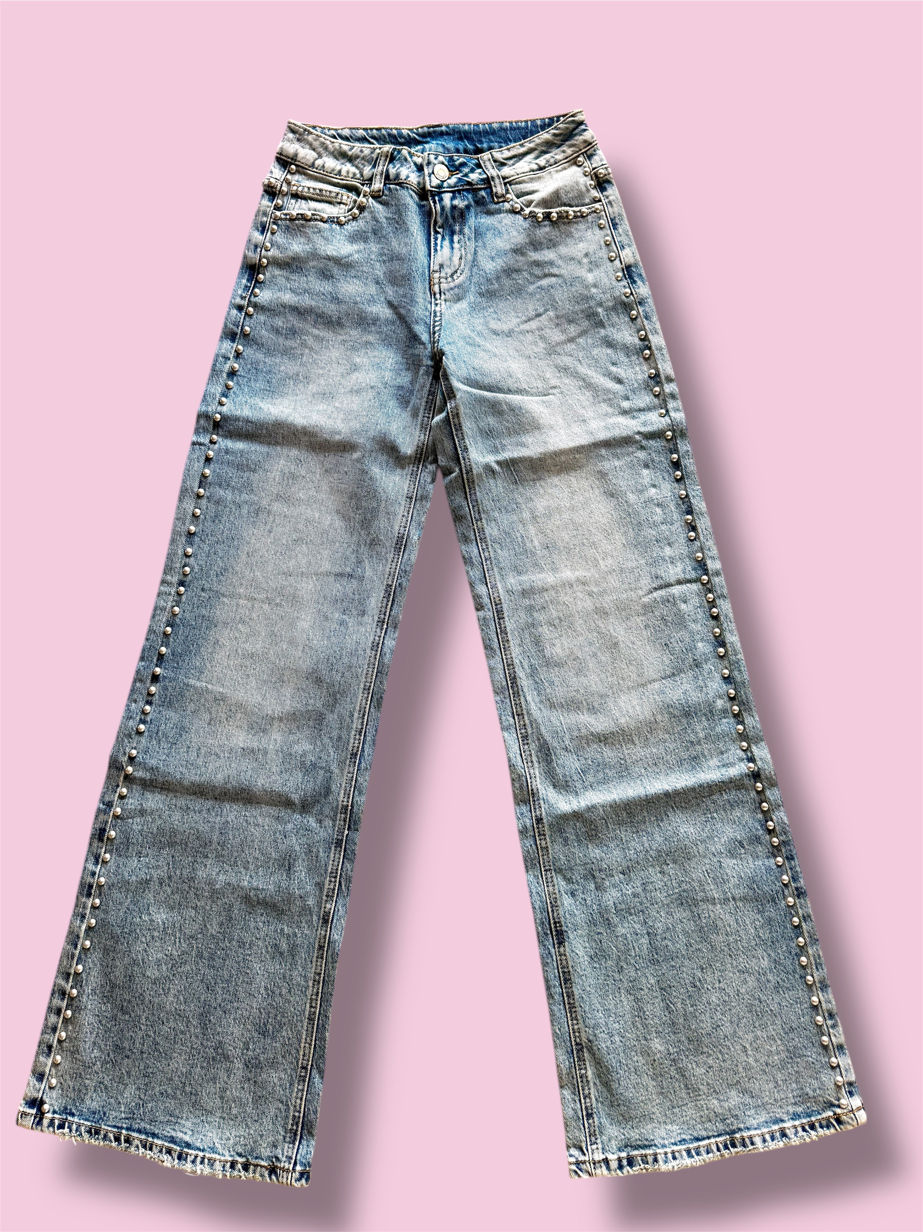 Jeans Borchia elasticizzato